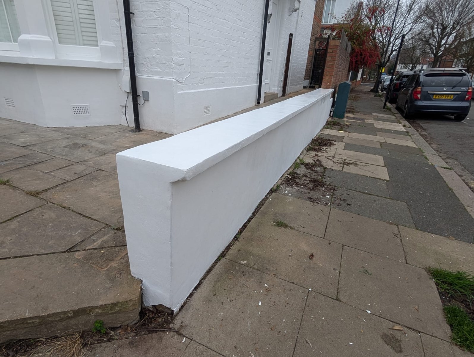 Graham Road external area after works